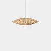 David Trubridge - Flax Pendel - Orange, 80 cm