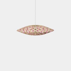 David Trubridge - Flax Pendel - Pink, 80 cm