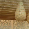 David Trubridge - Koura Pendel Bamboo Ø 75cm - Natur / Orange