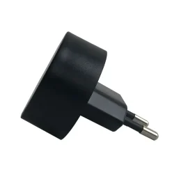 Design Letters - iphone oplader - Charger - "D" - Sort