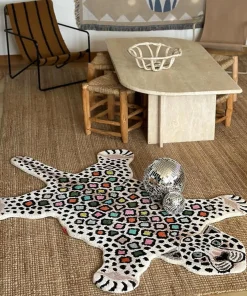 Doing Goods - Disco Leopard Gulvtæppe - Large