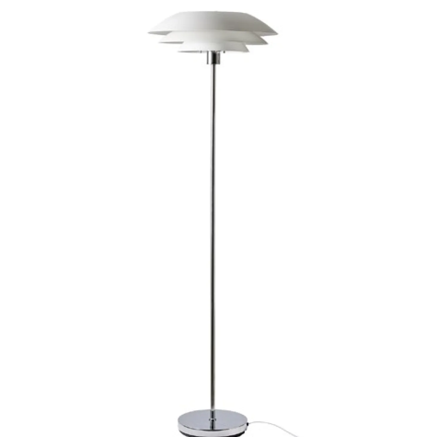 Dyberg Larsen - DL45 gulvlampe - Mat hvid