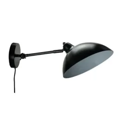 Dyberg Larsen - Futura væglampe - Sort/Hvid - 47 cm x 26 cm x 16 cm