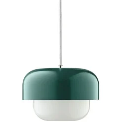 Dyberg-Larsen - HAIPOT pendel Lampe - Mørkegrøn, Ø23 cm H: 15 cm