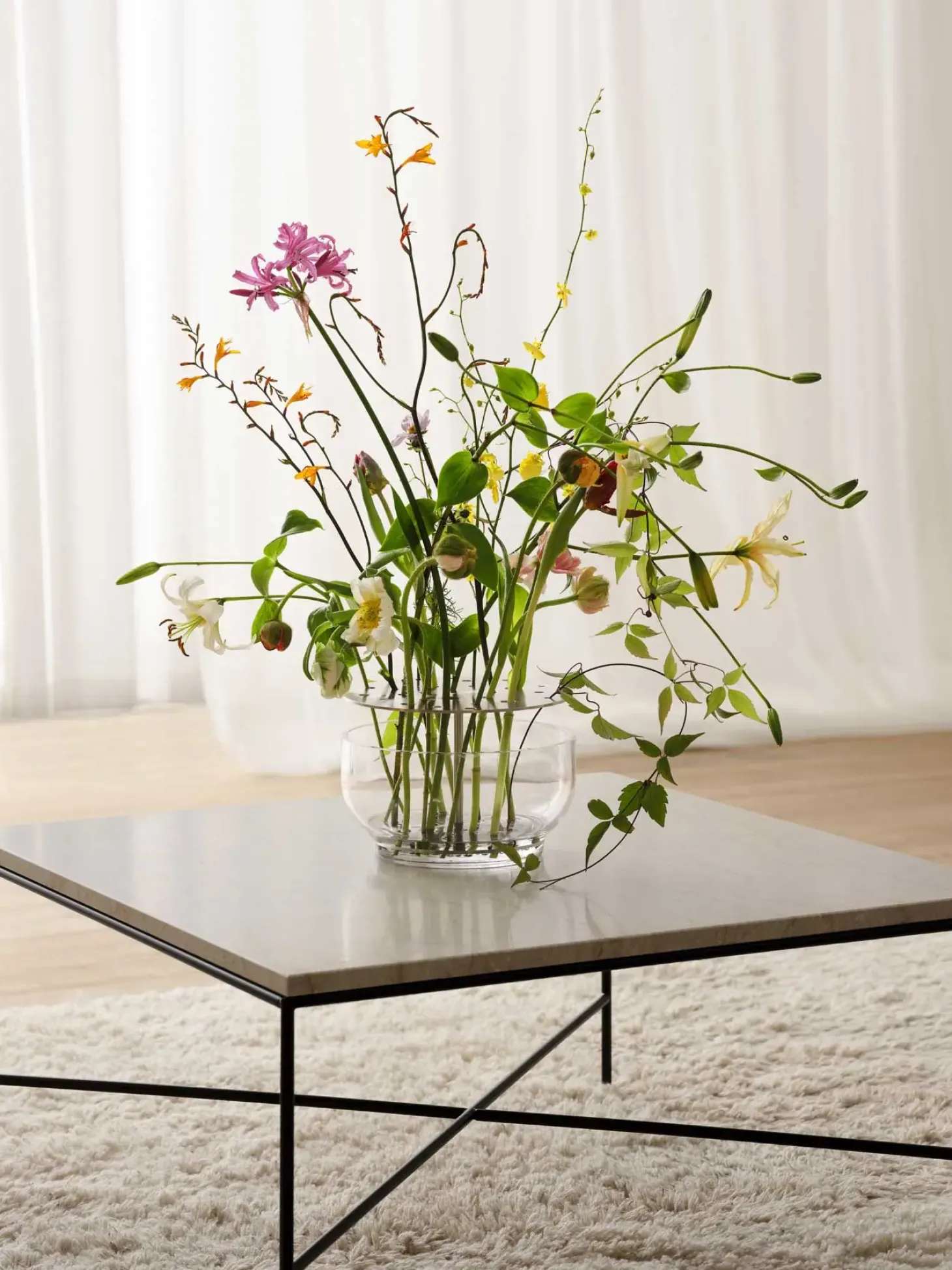 Fritz Hansen - Ikebana Vase Large - stål - 24 x 16 cm