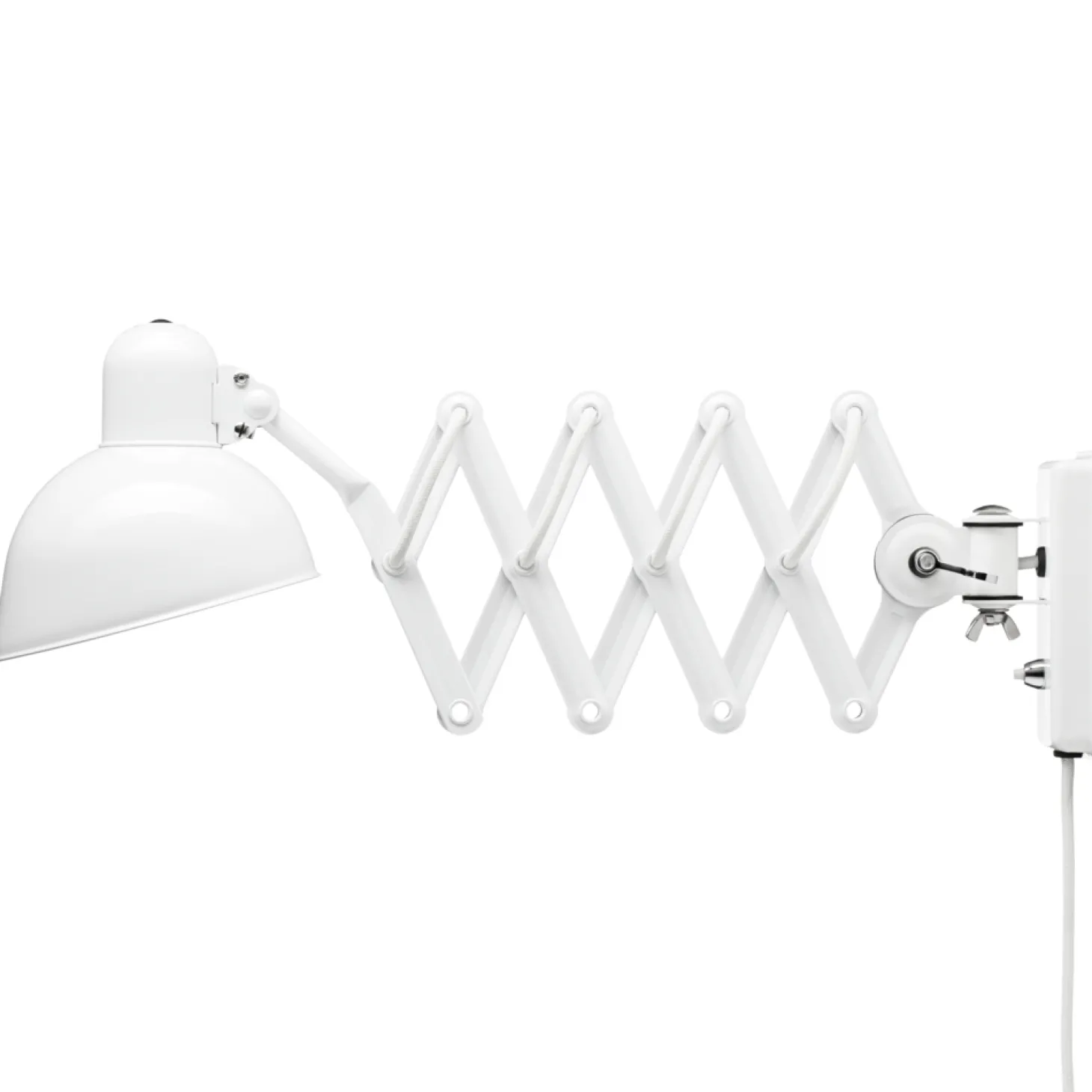 Fritz Hansen - Kaiser Idell 6718-W - Væglampe - Hvid