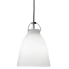 Fritz Hansen - Loftlampe - Caravaggio Opal - P1 Small - Silver ledning 3m