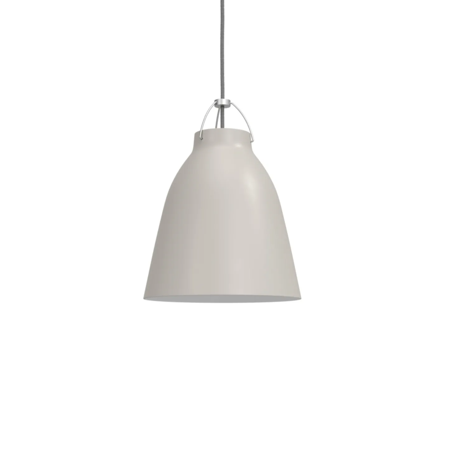 Fritz Hansen - Loftlampe - Caravaggio™ Matt - Varm Grå - P2 Medium