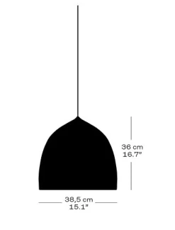 Fritz Hansen - Loftlampe - Suspence P2 - Hvid