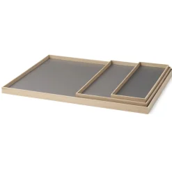Gejst bakke - Frame tray medium i eg/grå