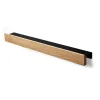 Gejst hylde - Flex rail køkkenhylde - Eg/sort - 60 cm