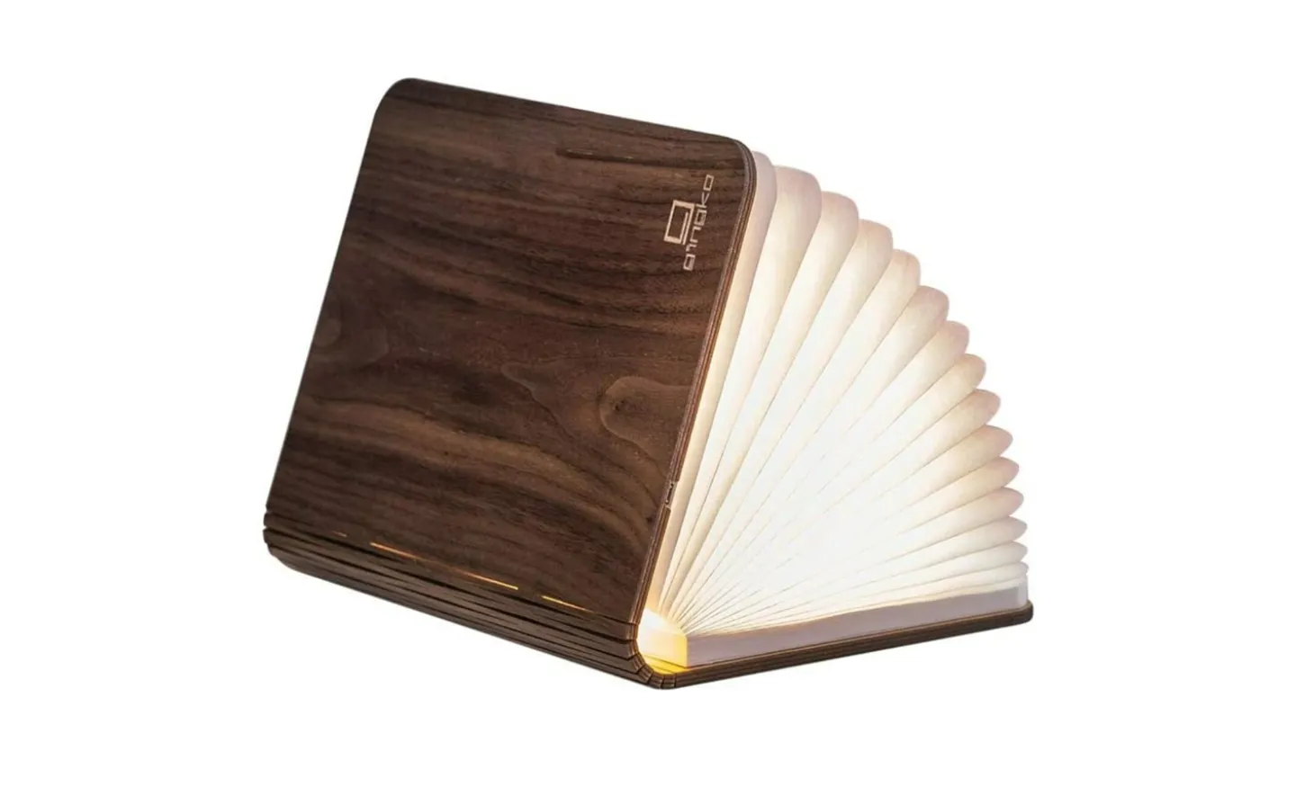 Gingko - LED Smart Booklight- Mini Walnut