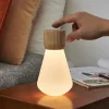 Gingko - Pentagon Light bulb Lamp Large White Ash Wood