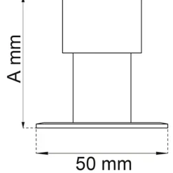Habo - Dørstopper Ø22 mm - Sort