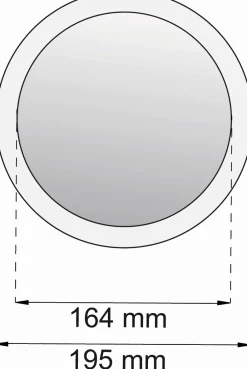 Habo - Spejl - Zoom - Ø 16,4 cm