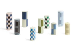 Hay - Bloklys - Column - Large - Light Pink, Bordeaux & Dark Blue