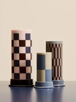 Hay - Bloklys - Column - Medium - Anthrachite & Bordeaux