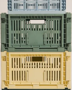 HAY Colour Crate - Cube - Dusty blue
