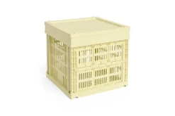 HAY Colour Crate - Cube - Light yellow