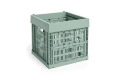 HAY Colour Crate - Cube - Sage green