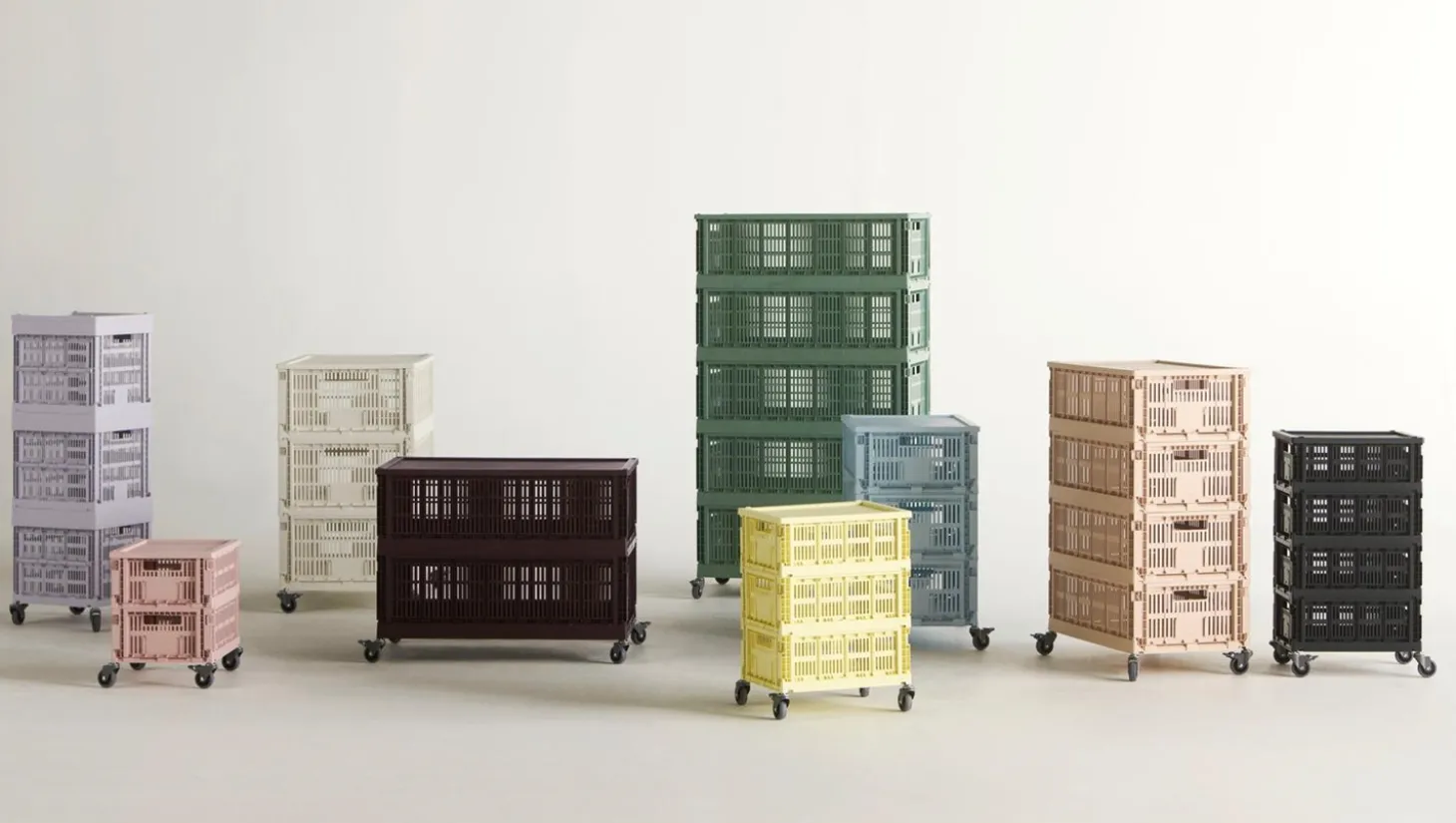 HAY Colour Crate - Large - Sage green