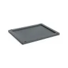 HAY Colour Crate Lid Plastic - Medium - Charcoal