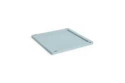 HAY Colour Crate Lid Plastic - Medium Square / Cube - Dusty blue