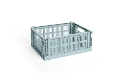 HAY Colour Crate - Medium - Dusty blue