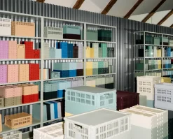 HAY Colour Crate - Medium Square - Off-white