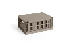HAY Colour Crate - Medium - Warm grey