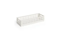 HAY Colour Crate Mini - Oblong - Off-white