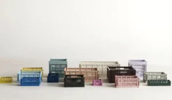 HAY Colour Crate Mini - Oblong - Sage green
