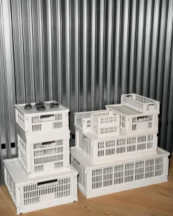 HAY Colour Crate Mini - Oblong - Sage green