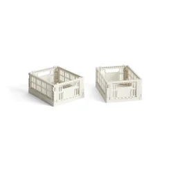 HAY - Colour Kasser - Recycled - Mini - Off White - 2 stk
