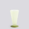 Hay - Conical Vase - Small - Lys grøn/mørk lime