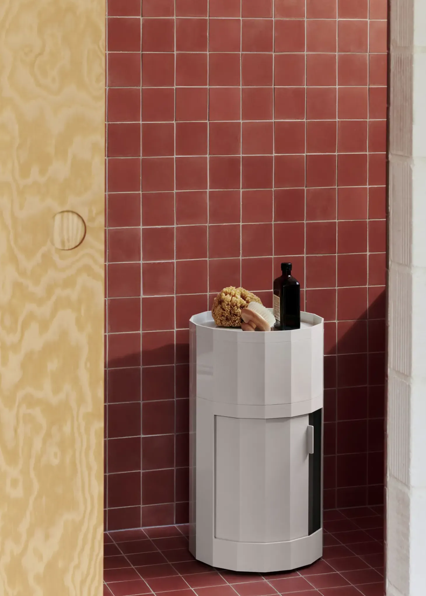 Hay - Facet Cabinet - High - Eggshell - Hvid