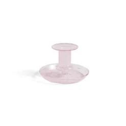 Hay - Flare lysestage - pink med hvid