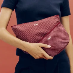Hay - Grid Pouch - Small - Mørkegrøn