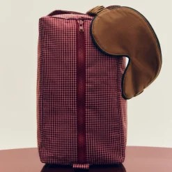 Hay - Grid Wash Bag - Medium - Mørk grøn