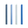 Hay - Hexagon Candle - Blues, Set of 4