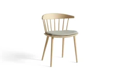 HAY - Hynde til J104 stolen - Læder Sense Black/Sort