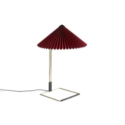 HAY - Matin bordlampe - Oxide red skærm (large)