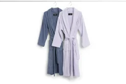Hay - Mono Bathrobe / badekåbe - M/L - Steel Blue - Steel blue