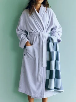 Hay - Mono Bathrobe - S/M - Steel Blue - Steel blue - 1499