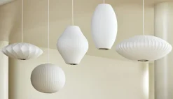 HAY - NELSON Pear Bubble Pendant - Medium - Off white