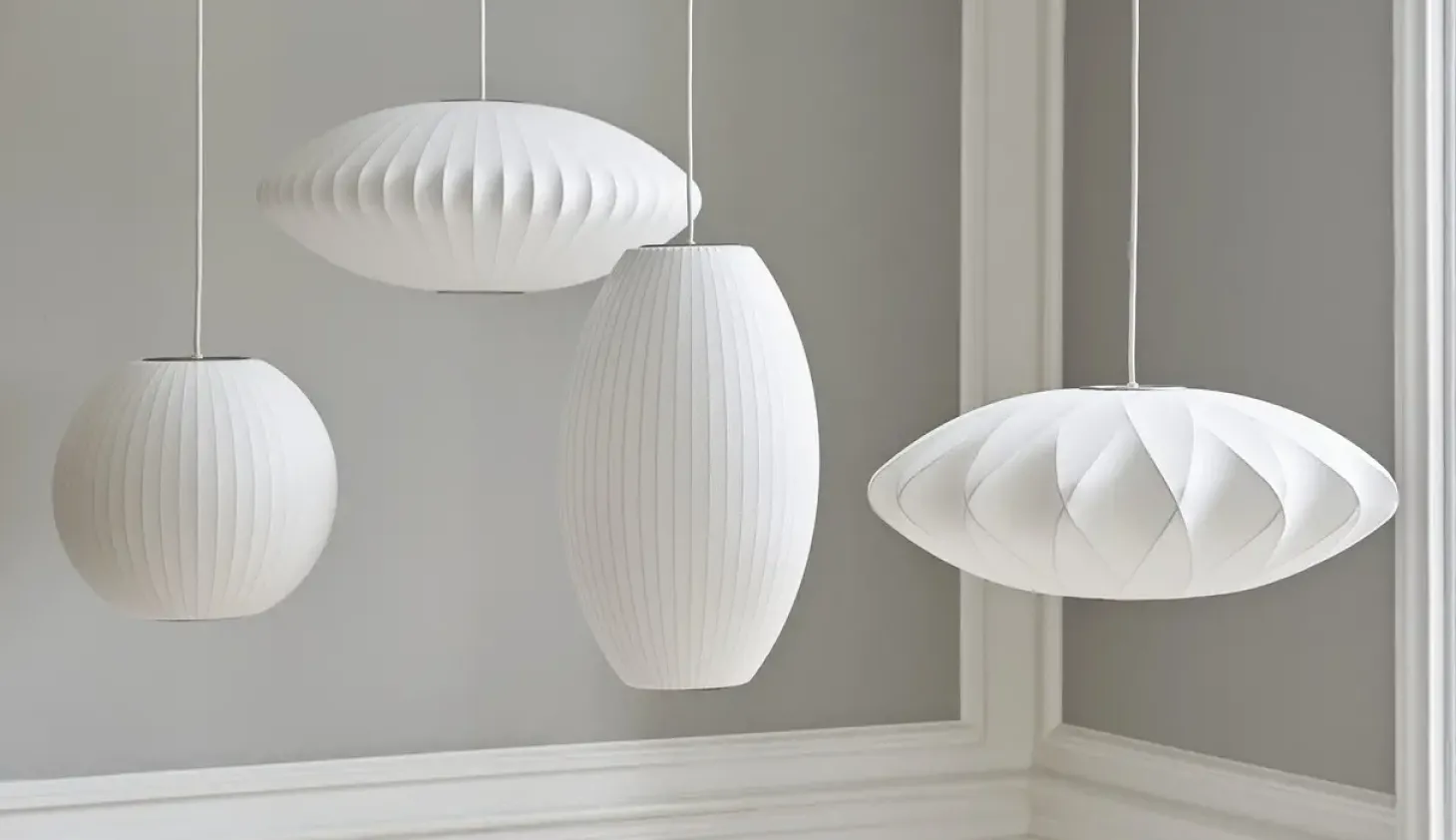 HAY - Nelson Saucer Bubble Pendant - Small - Off white