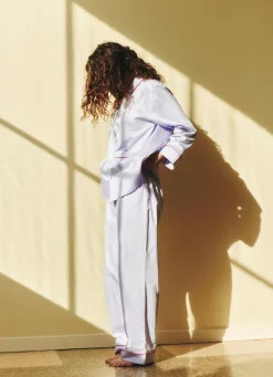 HAY - Outline Pyjama - Langærmet Shirt - S/M - Lavendel
