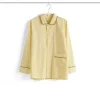 HAY - Outline Pyjama - Langærmet Shirt - S/M - Soft Yellow