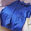HAY - Outline Pyjama - Langærmet Shirt - S/M - Vivid Blue