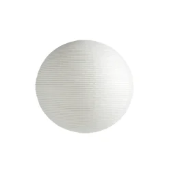 HAY - Paper Shade - Lampeskærm/Rispapir - Ø80 - Hvid